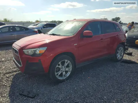 4A4AP3AU8FE003509 — 2015 Mitsubishi Outlander, Задняя часть, фото до ремонта