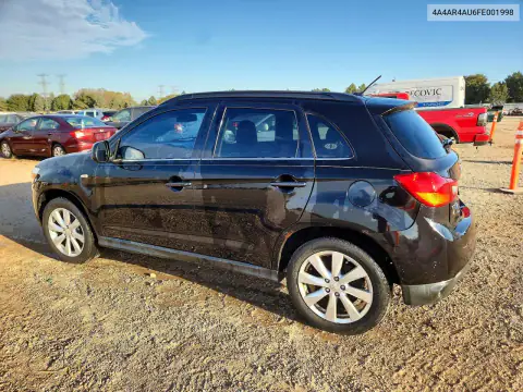 2015 Mitsubishi Outlander Sport Se VIN 4A4AR4AU6FE001998 фото 2