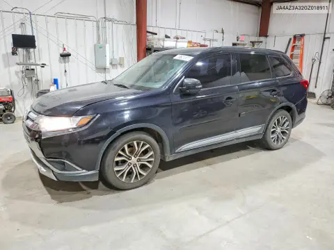 JA4AZ3A32GZ018911 — 2016 Mitsubishi Outlander, Передняя часть, фото до ремонта