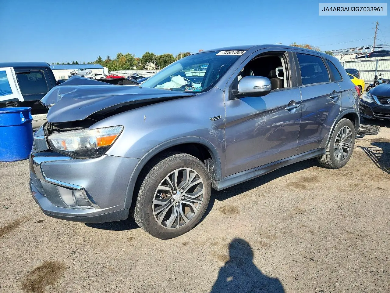 2016 Mitsubishi Outlander Sport Es VIN JA4AR3AU3GZ033961 фото 1