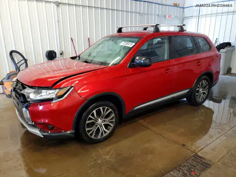JA4AD2A39HZ036865 — 2017 Mitsubishi Outlander, Передняя часть, фото до ремонта