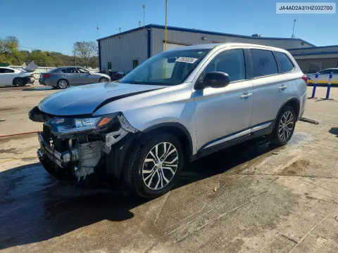 JA4AD2A31HZ032700 — 2017 Mitsubishi Outlander, Сторона, фото до ремонта