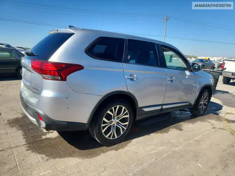 2017 Mitsubishi Outlander Es VIN JA4AD2A31HZ032700 фото 3