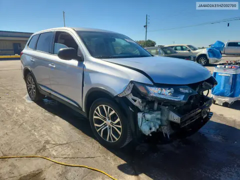 2017 Mitsubishi Outlander Es VIN JA4AD2A31HZ032700 фото 4