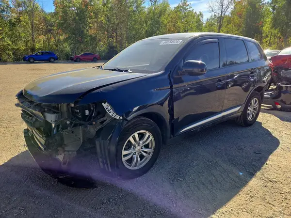 JA4AZ2A35JZ607548 — 2018 Mitsubishi Outlander, Передняя часть (Front End), фото до ремонта