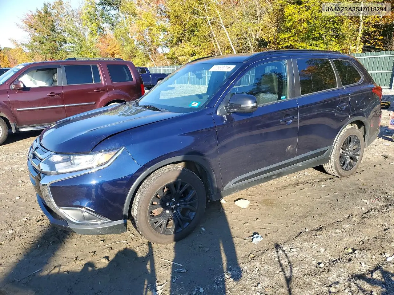 2018 Mitsubishi Outlander Se VIN JA4AZ3A35JZ018294 фото 1