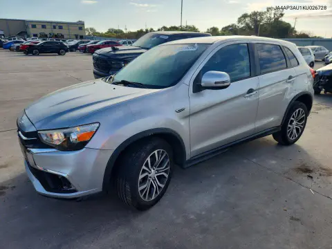 JA4AP3AU1KU026728 — 2019 Mitsubishi Outlander, Передняя часть, фото до ремонта