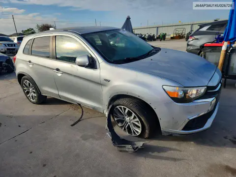 2019 Mitsubishi Outlander Sport Es VIN JA4AP3AU1KU026728 фото 4