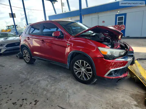 2019 Mitsubishi Outlander Sport Es VIN JA4AP3AU1KU011422 фото 4