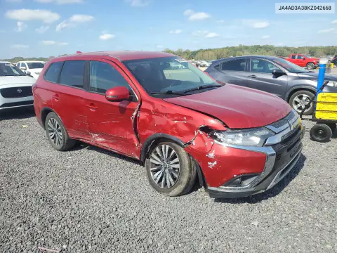 2019 Mitsubishi Outlander Se VIN JA4AD3A38KZ042668 фото 4