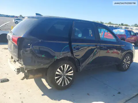 2019 Mitsubishi Outlander Se VIN JA4AZ3A37KZ055798 фото 3