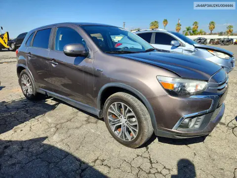 2019 Mitsubishi Outlander Sport Es VIN JA4AP3AU2KU004446 фото 4