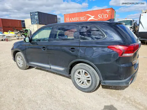 2020 Mitsubishi Outlander Es VIN JA4AZ2A3XLZ611260 фото 2
