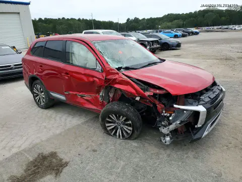 2020 Mitsubishi Outlander Es VIN JA4AD2A35LZ034359 фото 4