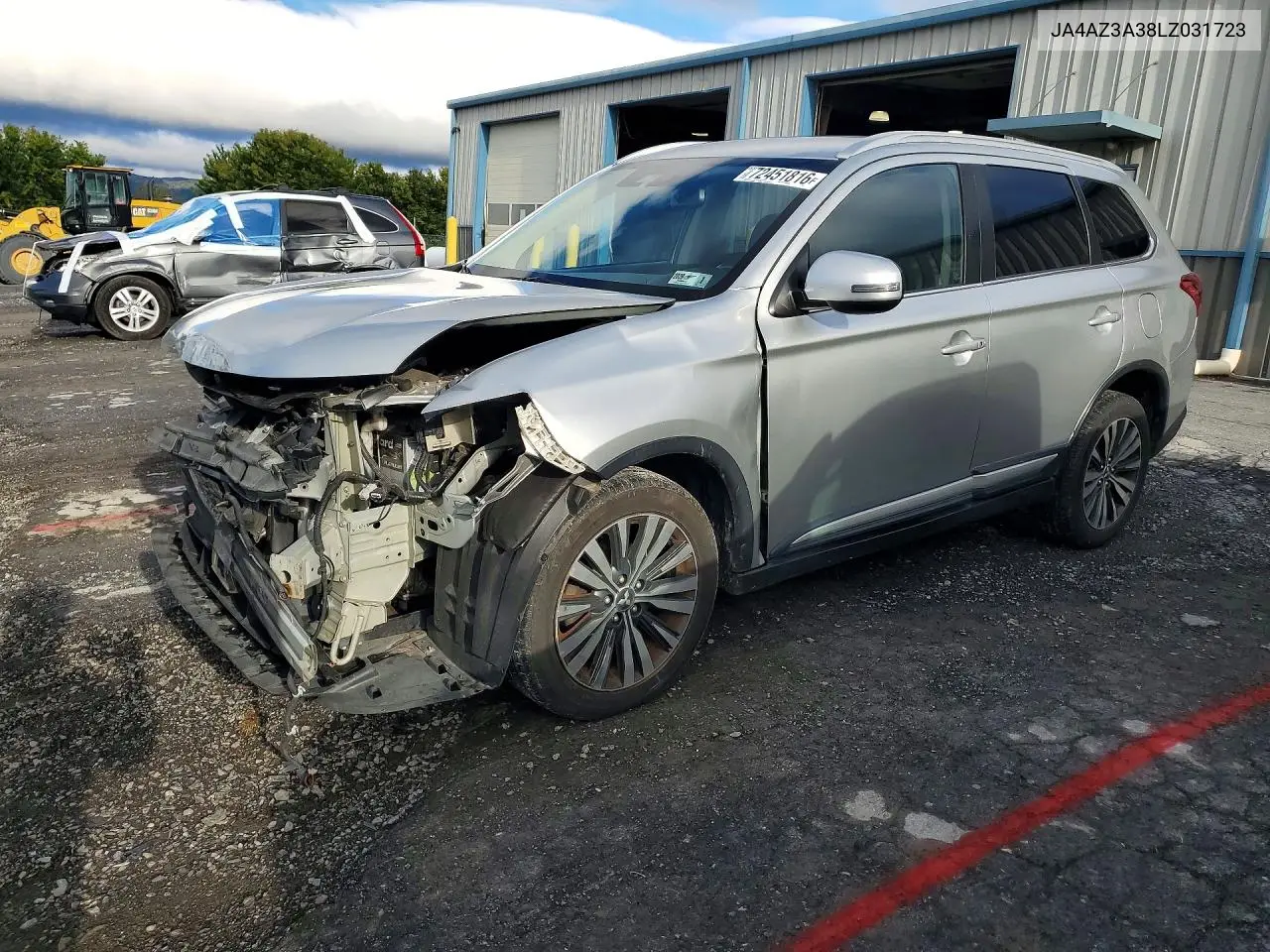 2020 Mitsubishi Outlander VIN JA4AZ3A38LZ031723 фото 1
