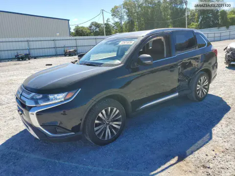 JA4AZ3A30LZ031120 — 2020 Mitsubishi Outlander, Сторона, фото до ремонта