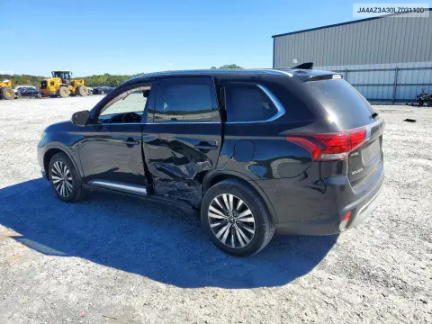 2020 Mitsubishi Outlander Se VIN JA4AZ3A30LZ031120 фото 2