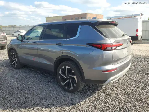 2022 Mitsubishi Outlander Se VIN JA4J4UA85NZ028863 фото 2