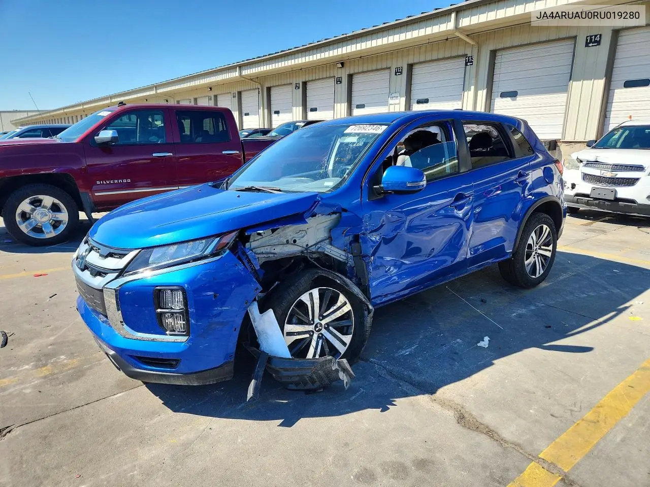 2024 Mitsubishi Outlander Sport S/Se VIN JA4ARUAU0RU019280 фото 1