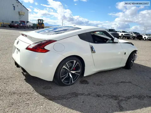 2019 Nissan 370Z Base VIN JN1AZ4EH4KM422657 фото 3
