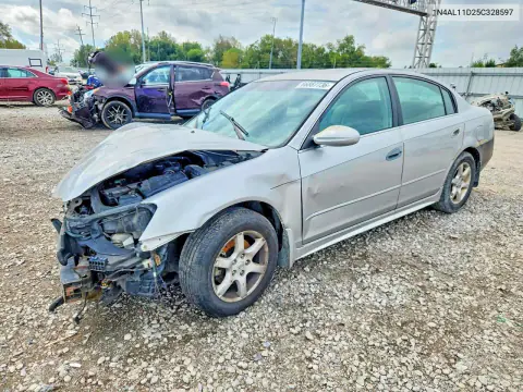 1N4AL11D25C328597 — 2005 Nissan Altima, Передняя часть, фото до ремонта