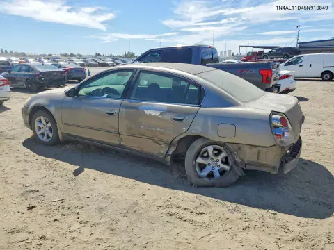 2005 Nissan Altima 2.5 VIN 1N4AL11D45N910849 фото 2