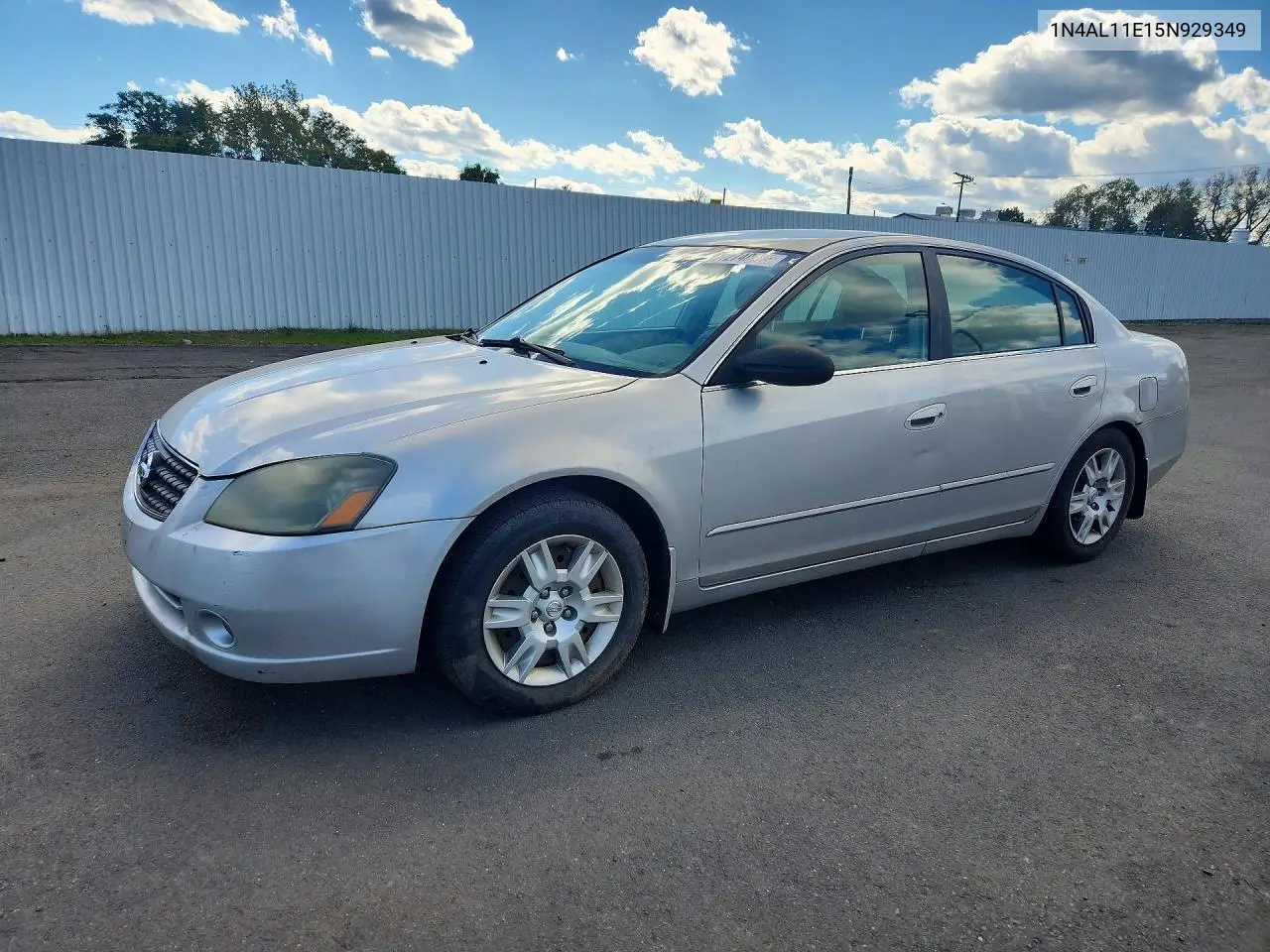 2005 Nissan Altima 2.5 VIN 1N4AL11E15N929349 фото 1