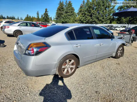 2007 Nissan Altima 2.5 VIN 1N4AL21E37N421165 фото 3