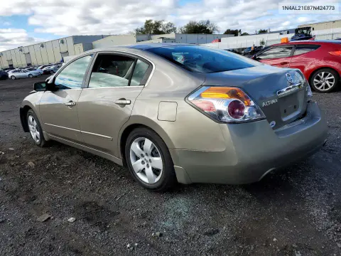 2007 Nissan Altima 2.5 VIN 1N4AL21E87N424773 фото 2