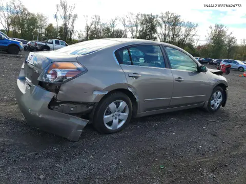2007 Nissan Altima 2.5 VIN 1N4AL21E87N424773 фото 3