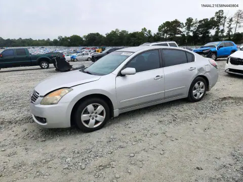 1N4AL21E58N440804 — 2008 Nissan Altima, Задняя часть, фото до ремонта