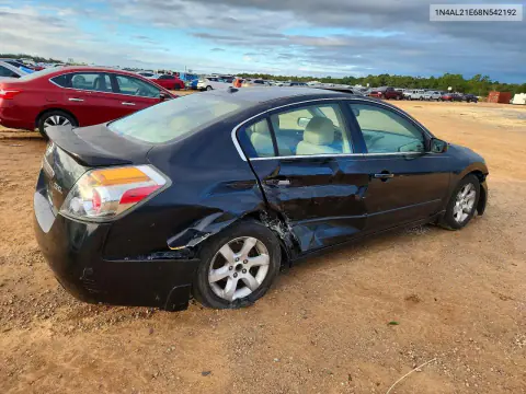 2008 Nissan Altima VIN 1N4AL21E68N542192 фото 3