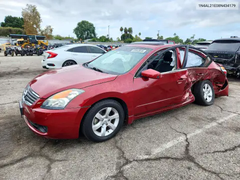 2008 Nissan Altima 2.5 VIN 1N4AL21E08N434179 фото 1