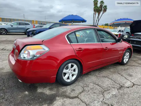 2008 Nissan Altima 2.5 VIN 1N4AL21E08N434179 фото 3