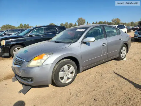 2008 Nissan Altima 2.5 VIN 1N4AL21E48N543292 фото 1