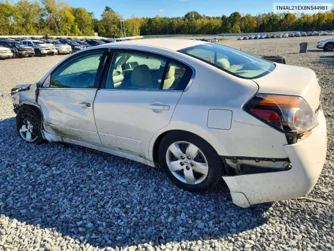 2008 Nissan Altima 2.5 VIN 1N4AL21EX8N544981 фото 2