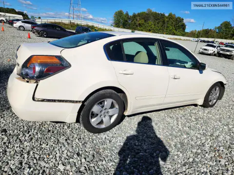 2008 Nissan Altima 2.5 VIN 1N4AL21EX8N544981 фото 3