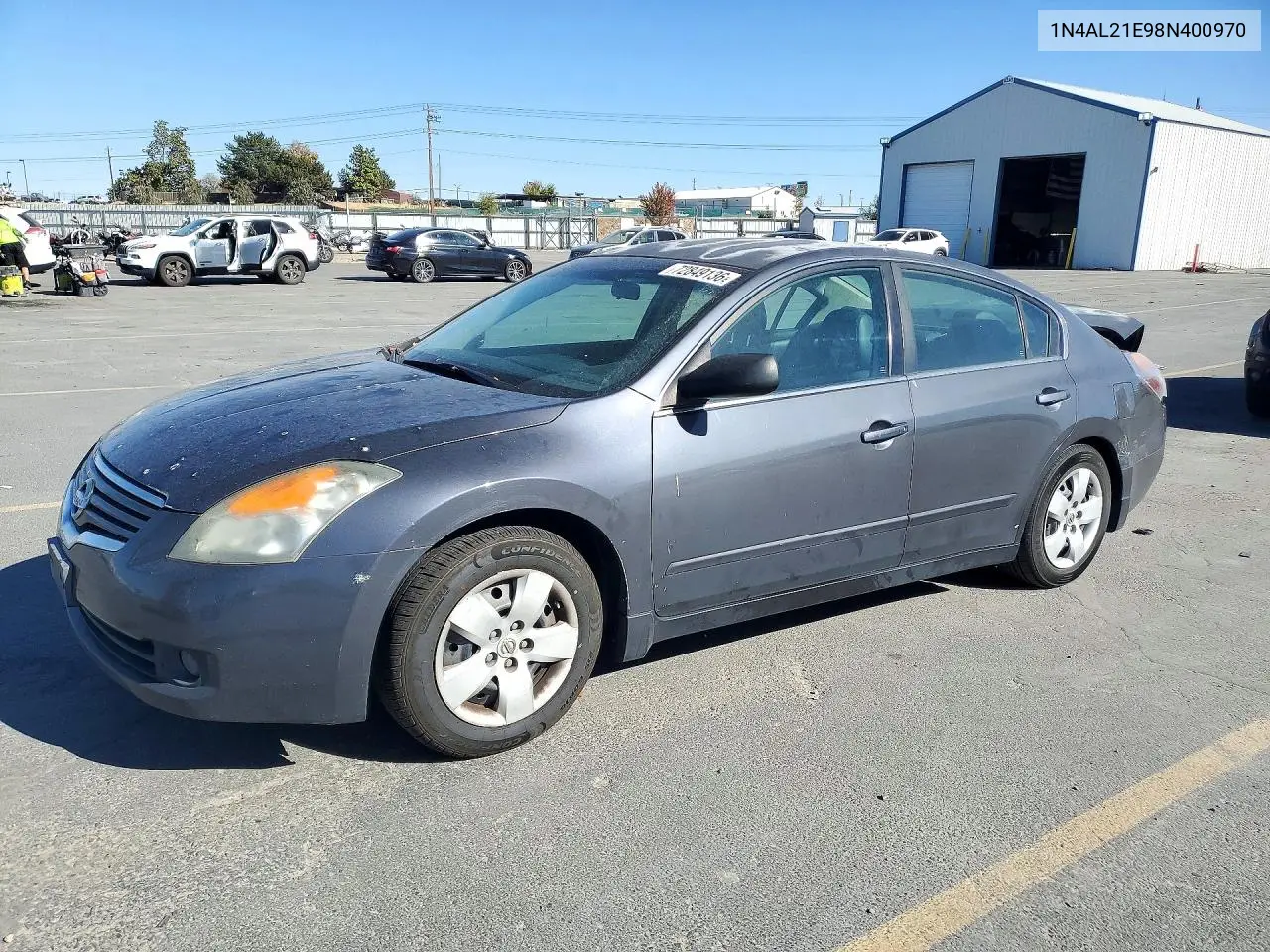 2008 Nissan Altima 2.5 VIN 1N4AL21E98N400970 фото 1