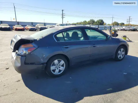 2008 Nissan Altima 2.5 VIN 1N4AL21E98N400970 фото 3