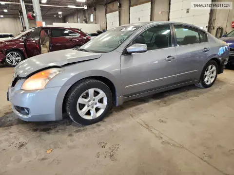 1N4AL21E19N511224 — 2009 Nissan Altima, Передняя часть, фото до ремонта