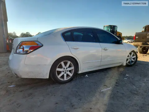 2009 Nissan Altima 2.5 VIN 1N4AL21E59N417038 фото 3