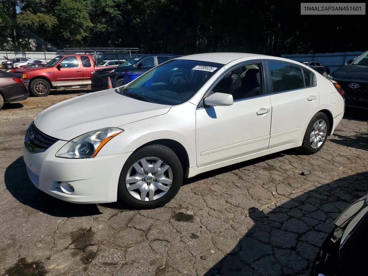 2010 Nissan Altima 2.5 VIN 1N4AL2AP3AN451601 фото 1