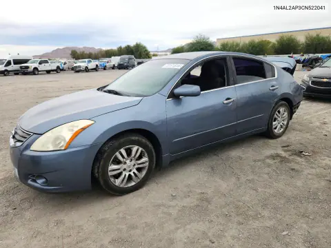 1N4AL2AP3CN522041 — 2012 Nissan Altima, Задняя часть, фото до ремонта