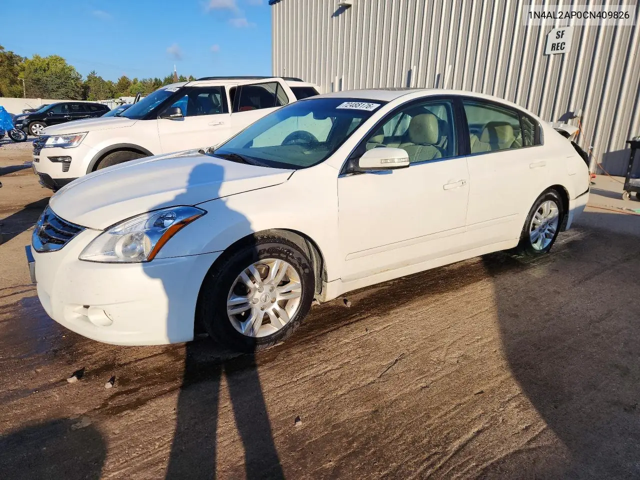 2012 Nissan Altima 2.5 VIN 1N4AL2AP0CN409826 фото 1