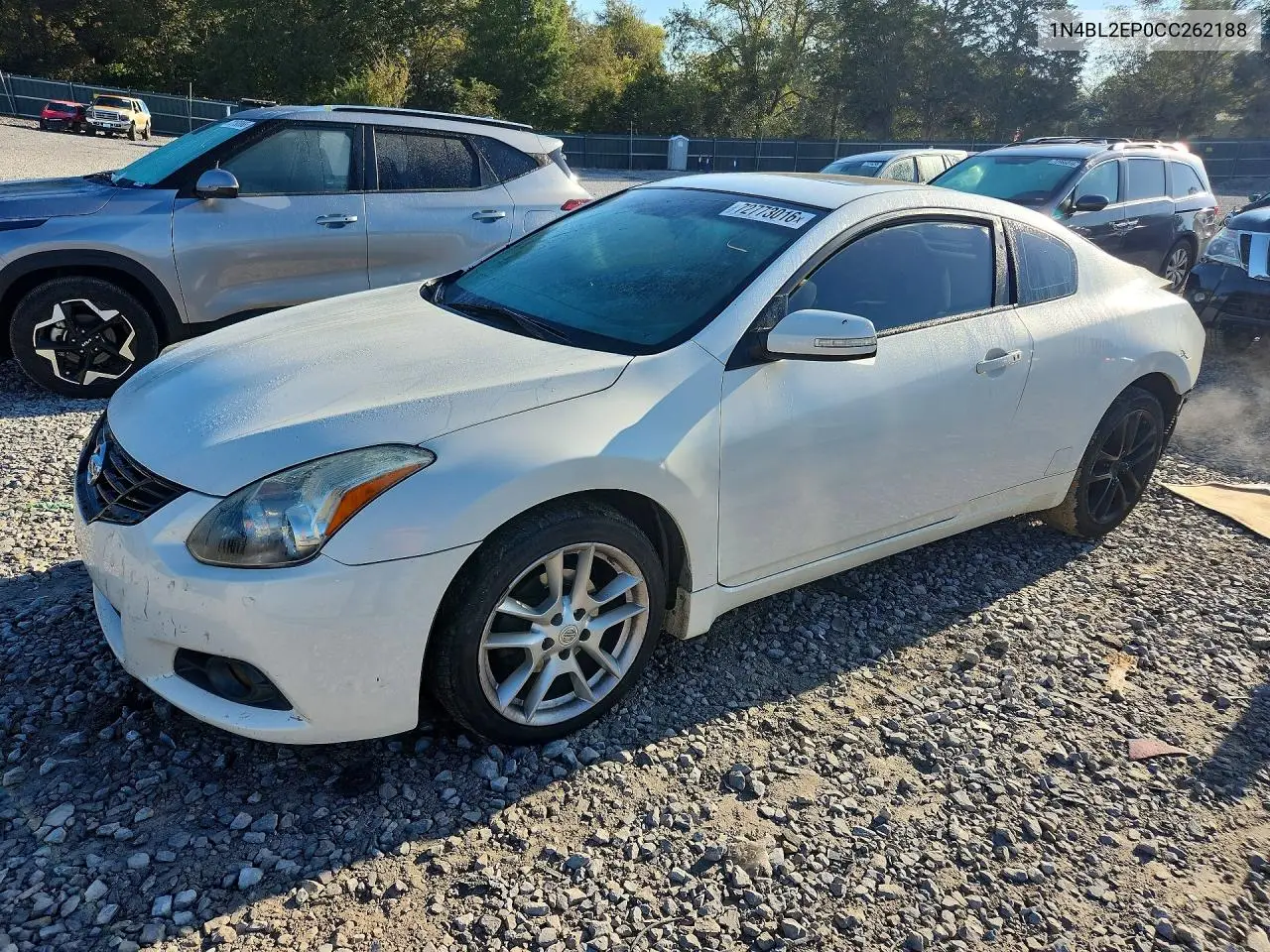 2012 Nissan Altima Sr VIN 1N4BL2EP0CC262188 фото 1