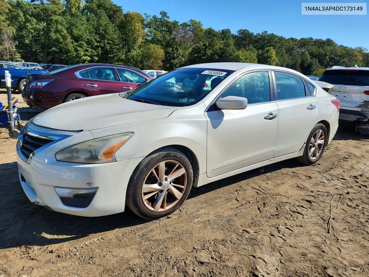 2013 Nissan Altima 2.5 VIN 1N4AL3AP4DC173149 фото 1