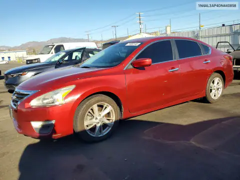 1N4AL3AP4DN440858 — 2013 Nissan Altima, Сторона, фото до ремонта