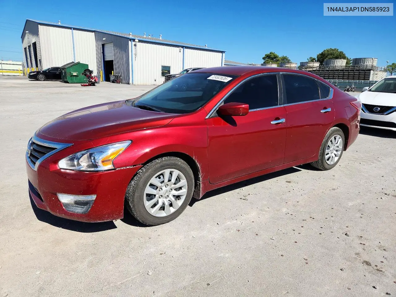 2013 Nissan Altima 2.5 S VIN 1N4AL3AP1DN585923 фото 1