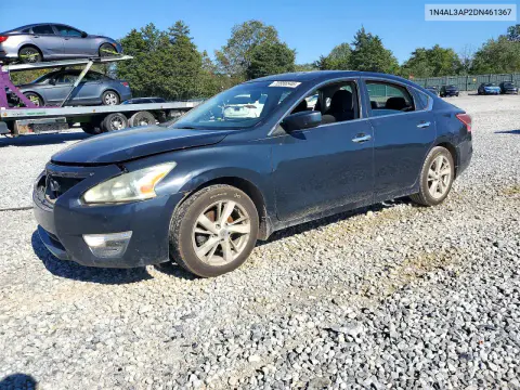 1N4AL3AP2DN461367 — 2013 Nissan Altima, Передняя часть, фото до ремонта