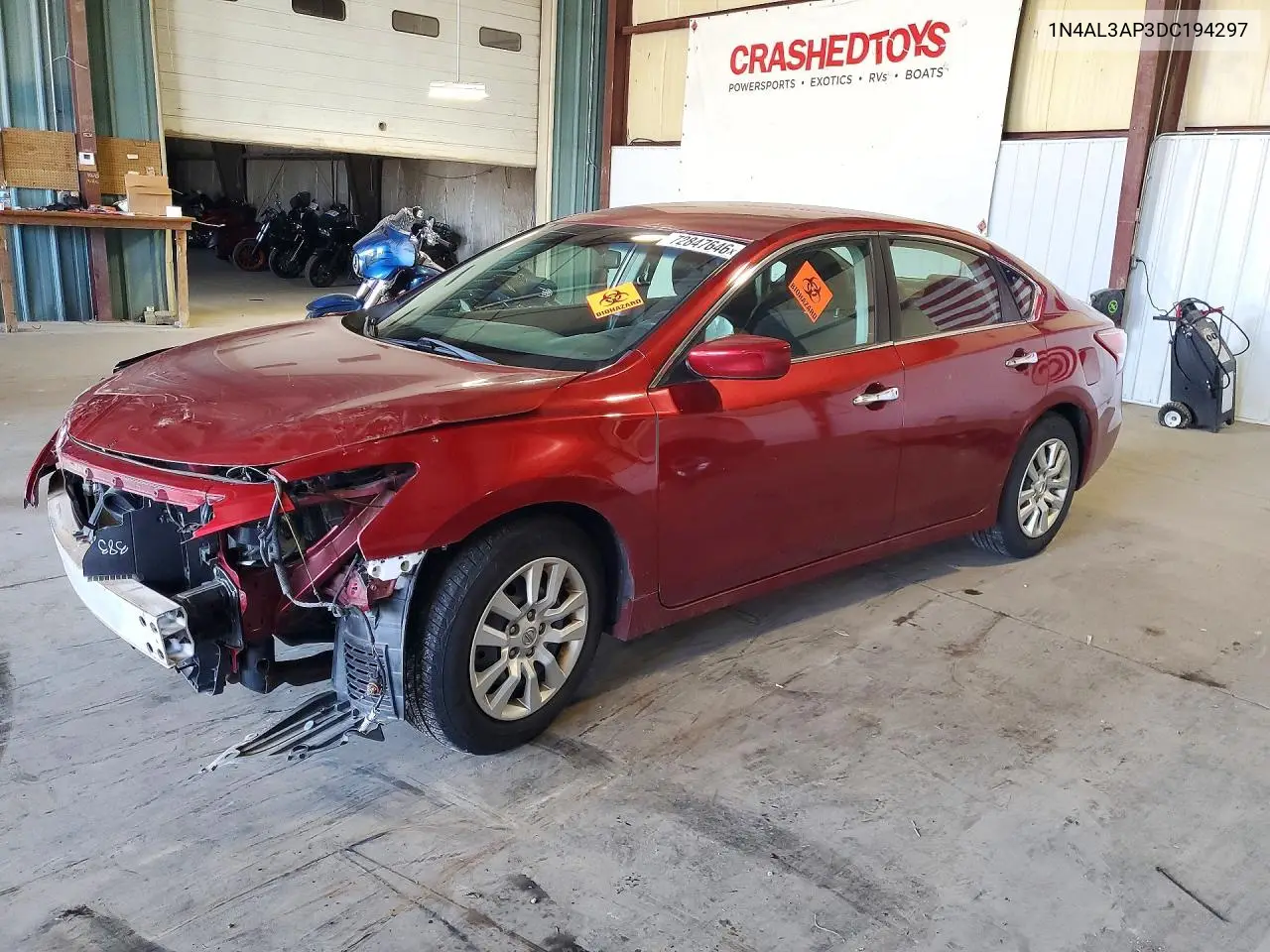 2013 Nissan Altima 2.5 VIN 1N4AL3AP3DC194297 фото 1
